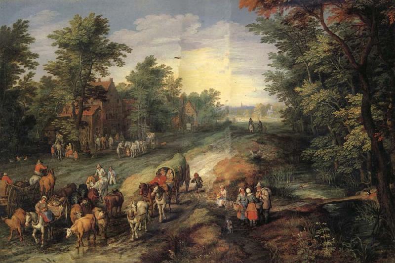 Jan Brueghel Village Street